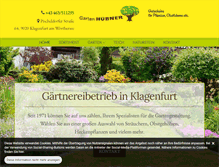 Tablet Screenshot of garten-huebner.at